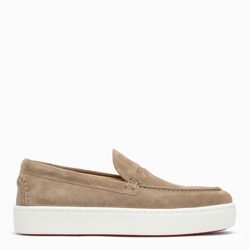 Christian Louboutin Beige leather loafer 3201139LEO_LOUBO-F702