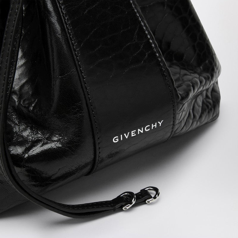 GIVENCHY Pumpkin medium bag in black cracked patent leather BB510TB24XP_GIV-001