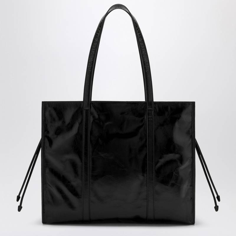 Prada Large black leather shopping bag 1BG460OON2CYRQ_PRADA-F0002