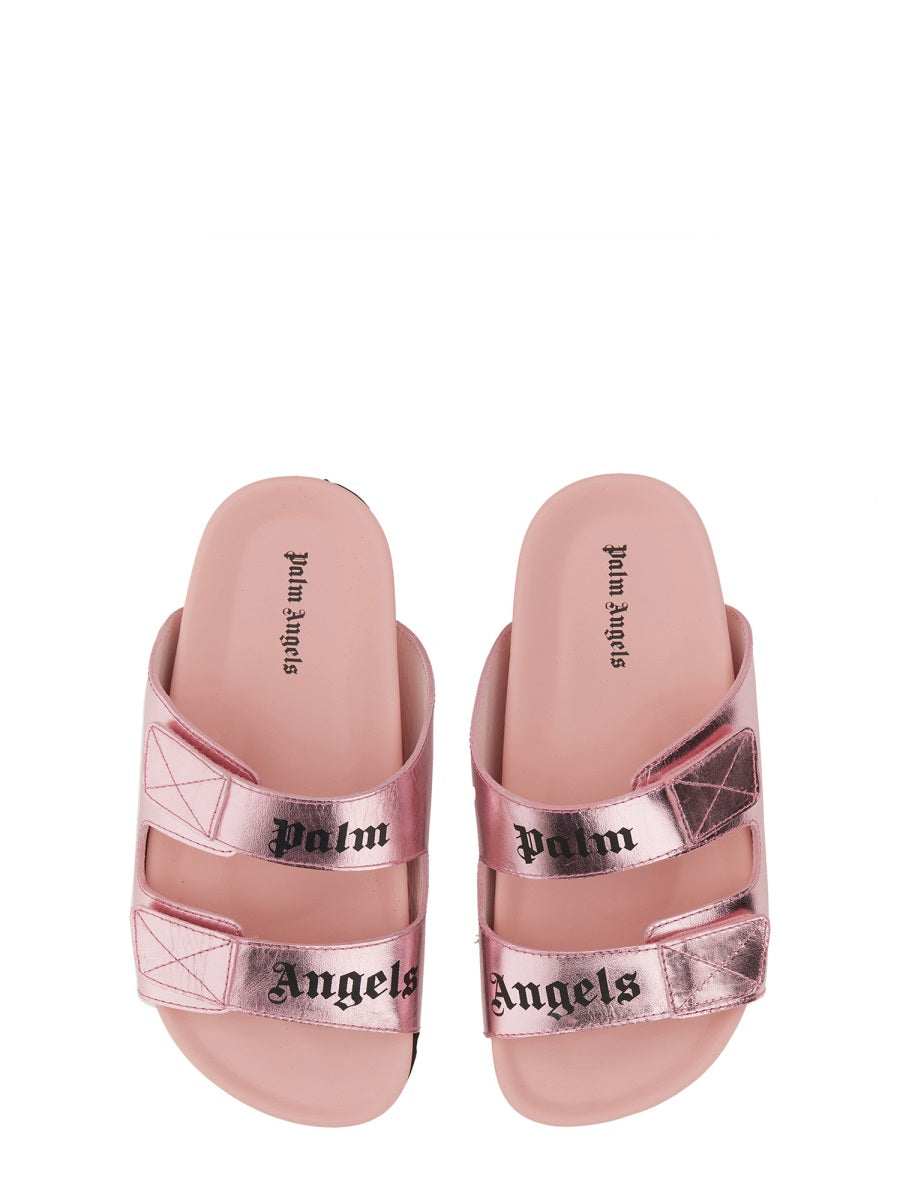 Palm Angels SANDAL WITH LOGO PWIH019S23LEA0013030