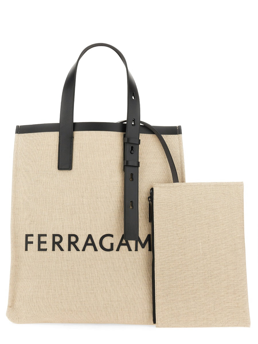 FERRAGAMO TOTE BAG WITH LOGO 764870241297001