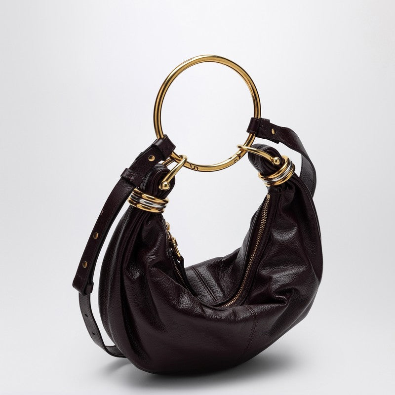 Chloé Small Bracelet Hobo bag Deep Violine CHC24AS611N72P_CHLOE-55P