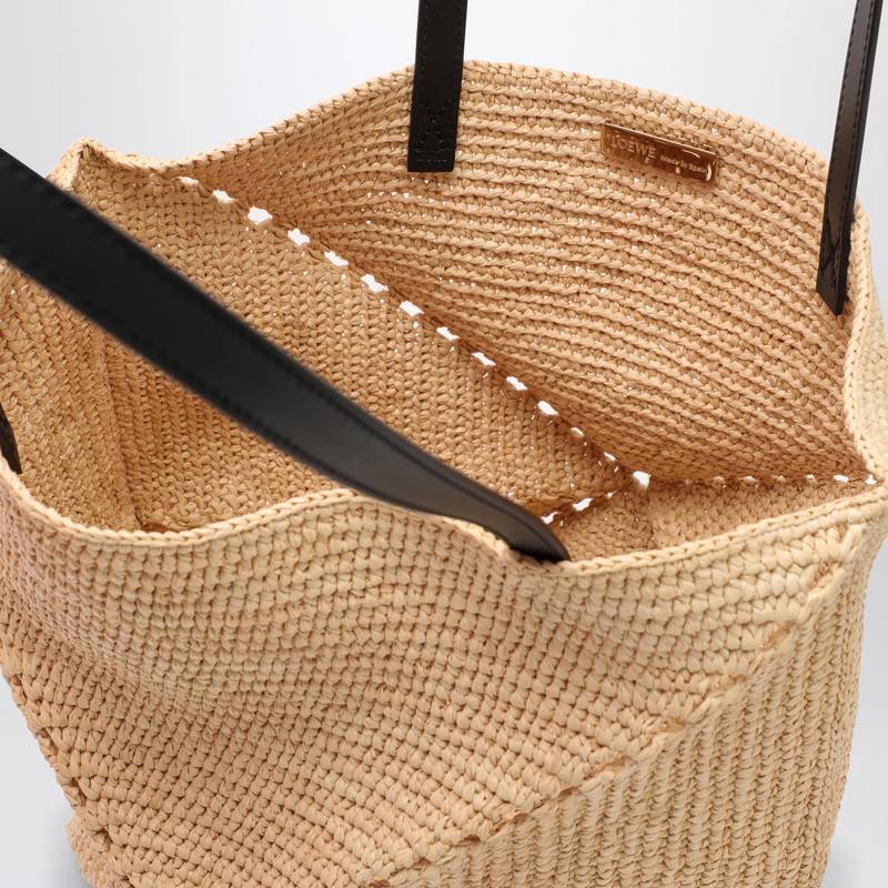 LOEWE Natural Raffia Puzzle Fold Tote Bag A779G50X08NFQ_LOEW-2123