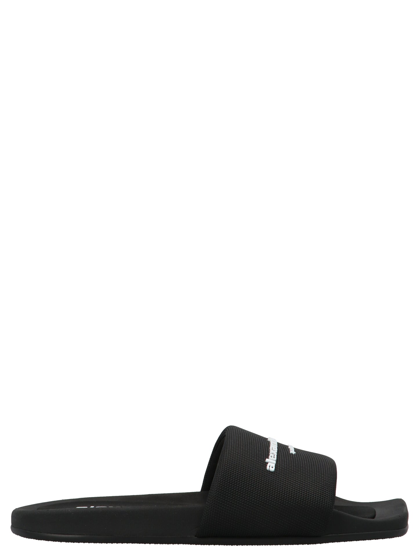 alexanderwang LOGO BAND NYLON SLIDERS 30221S059001