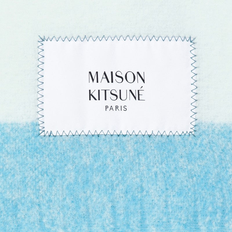 Maison Kitsuné Wool blend striped scarf NM06204UWA0022P_KIT-P456