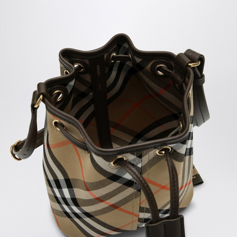 Burberry Small bucket with shoulder strap Check 8093804159199P_BURBE-B9368