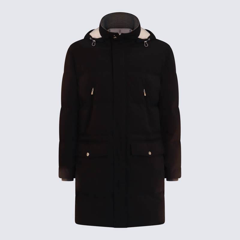 Brunello Cucinelli Coats Black MM4911827CQD26