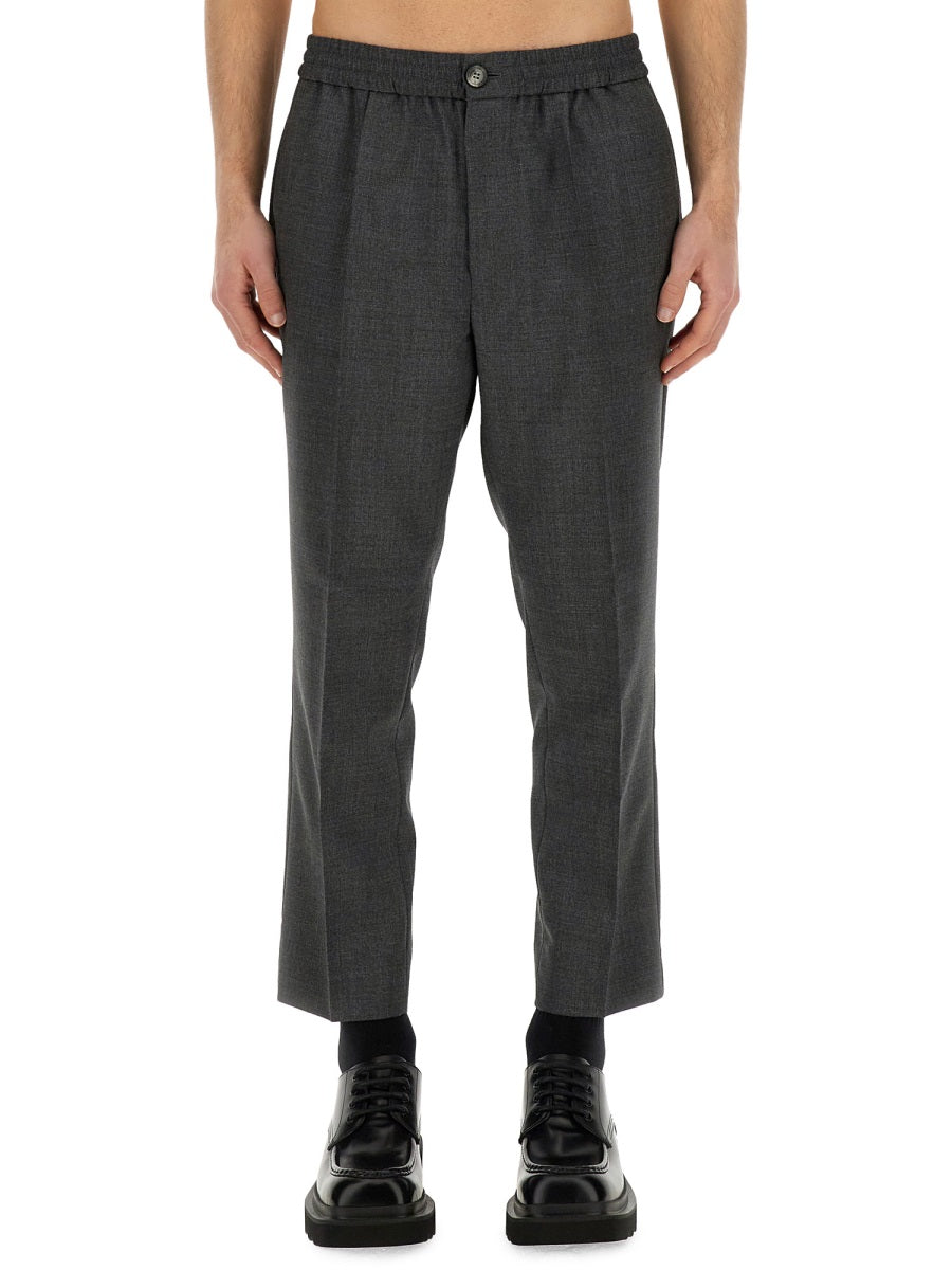 AMI Paris WOOL PANTS HTR206WV0043055