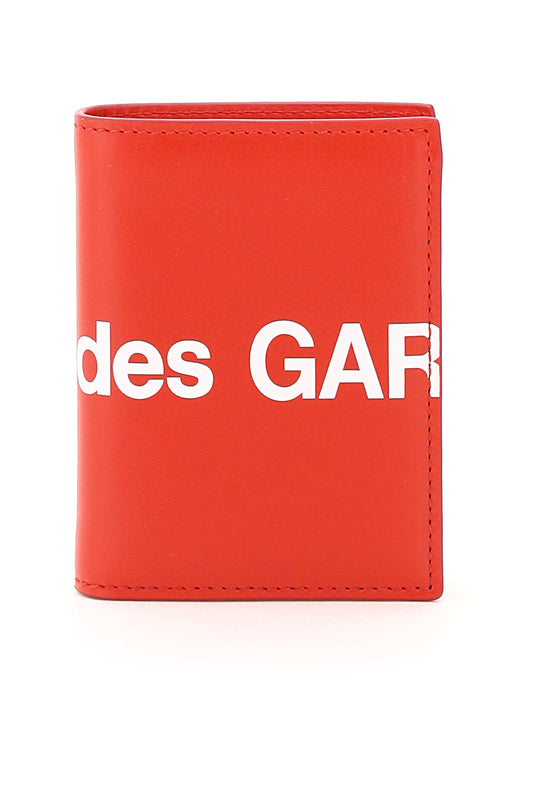 Comme Des Garçons Wallet small bifold wallet with huge logo SA0641HLRED