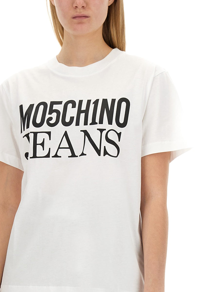 MOSCHINO JEANS T-SHIRT WITH LOGO 071232625001