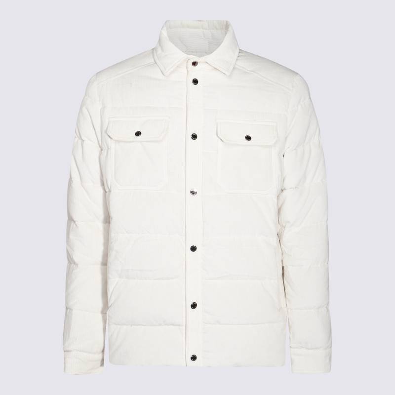 MooRER Coats White MOUGI101097VHU0100