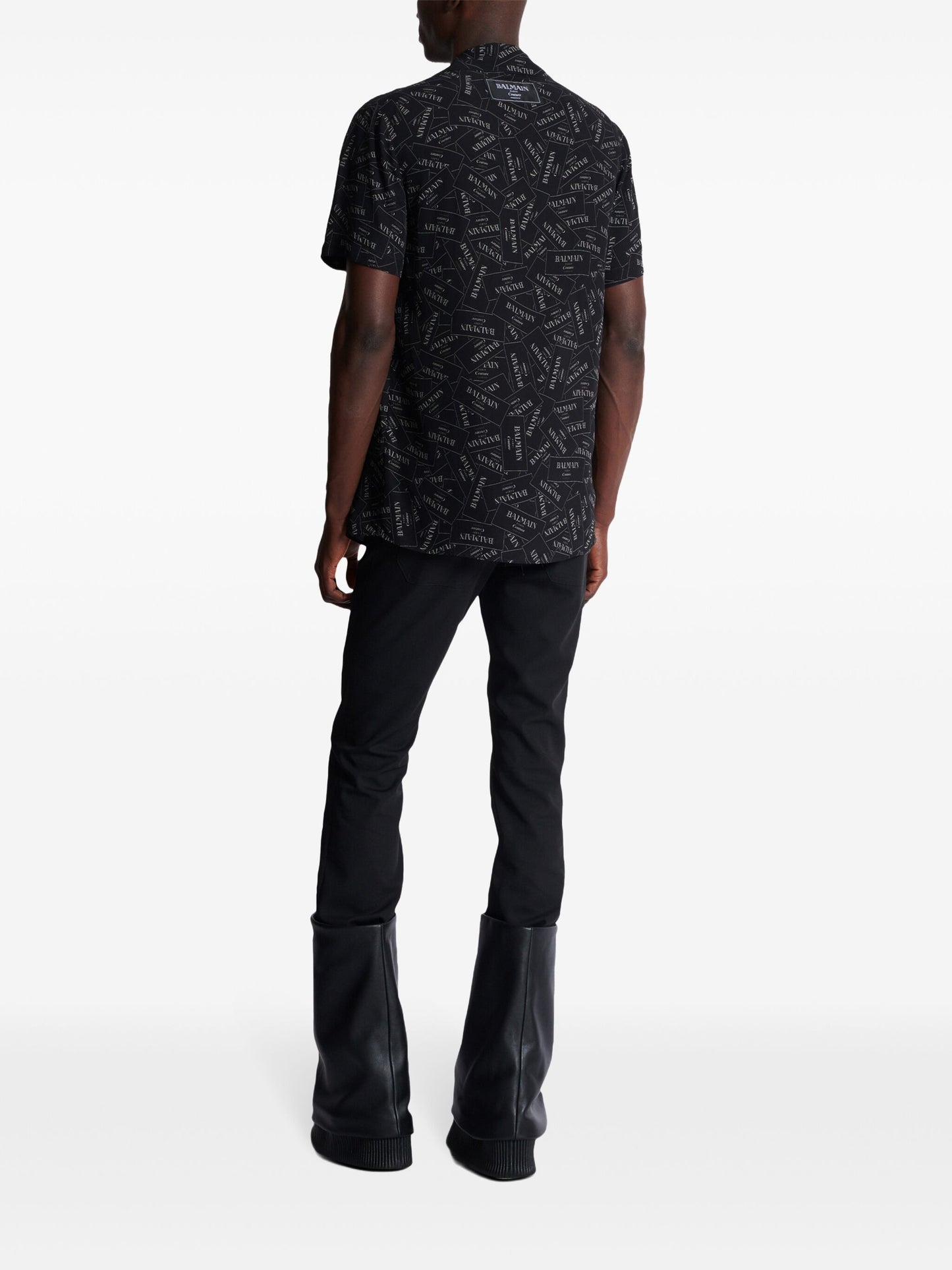 Balmain Shirts Black EH1HN070VH56EAB