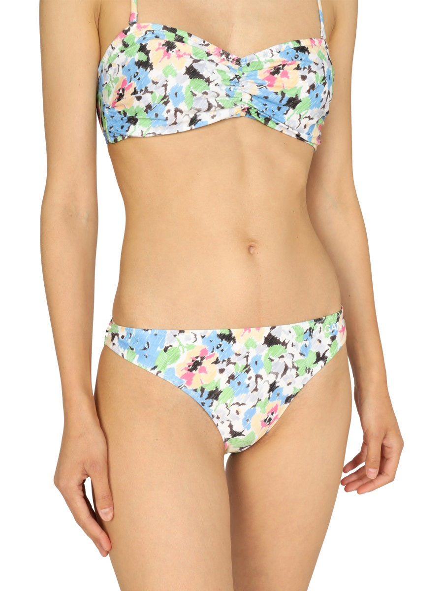 GANNI FLORAL PATTERN BIKINI BRIEFS  A4068228