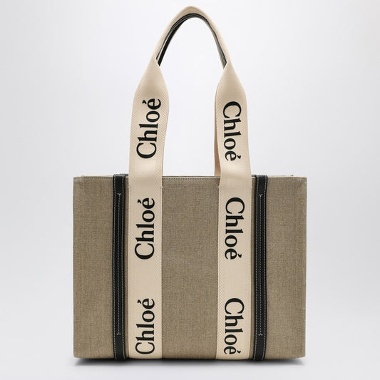 Chloé Natural canvas Woody bag CHC22AS383I26P_CHLOE-91J