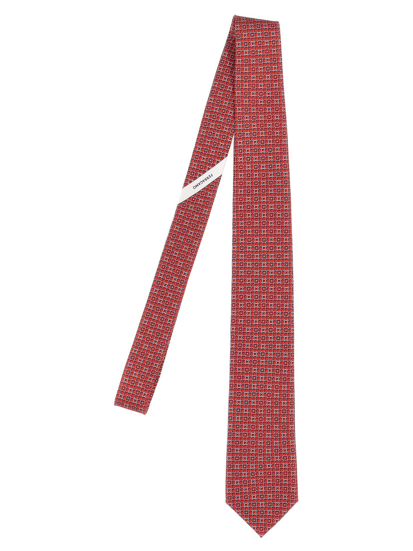 FERRAGAMO PRINTED TIE 774373FROSSO