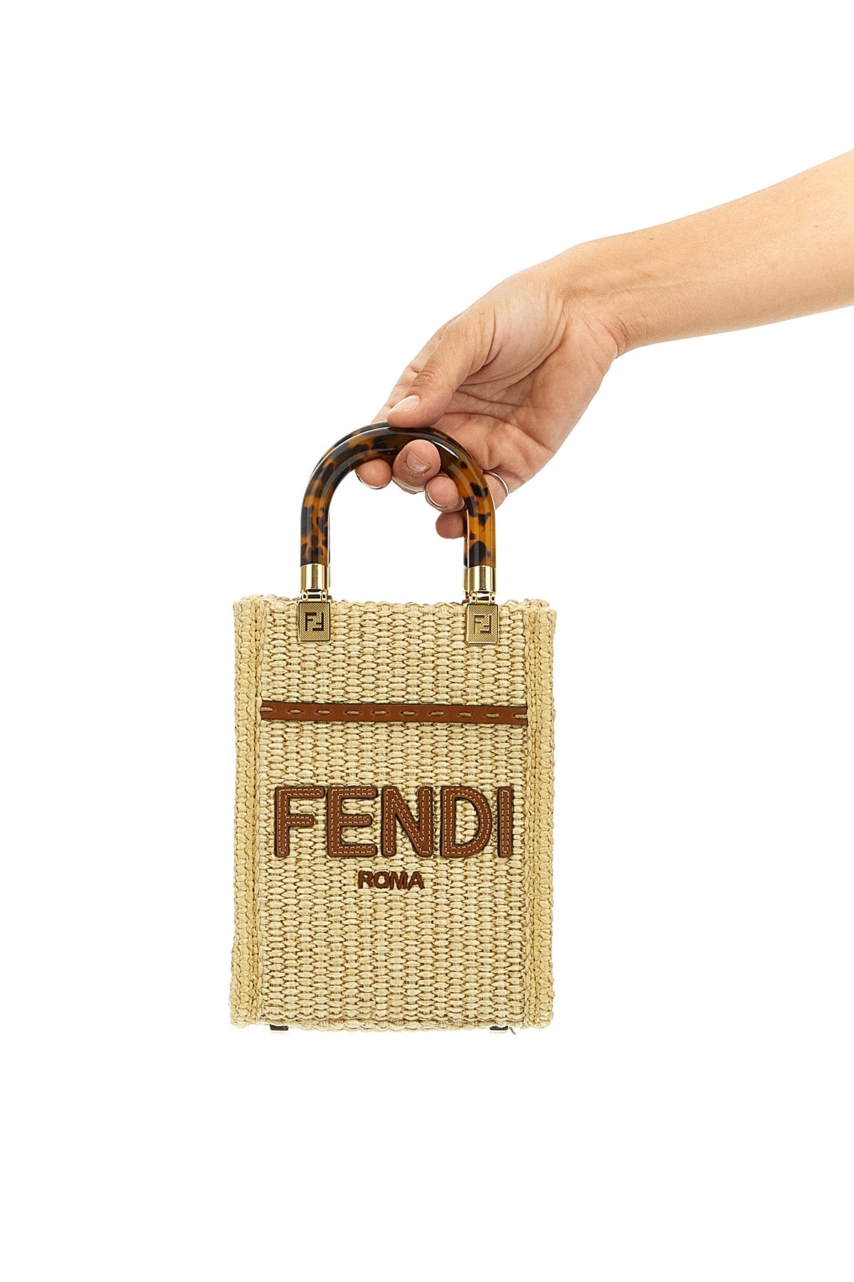 FENDI 'SUNSHINE MINI' SHOPPING BAG 8BS051ANWSF1LMM