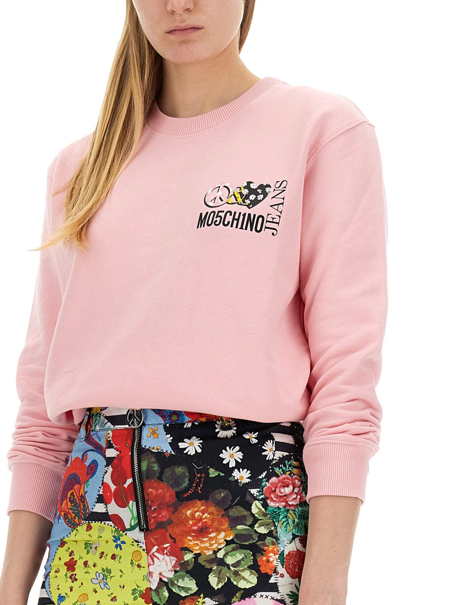 MOSCHINO JEANS SWEATSHIRT WITH LOGO 171937571224