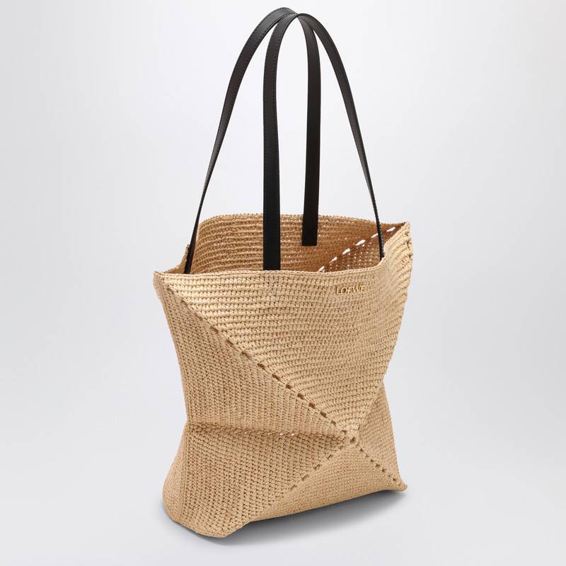 LOEWE Natural Raffia Puzzle Fold Tote Bag A779G50X08NFQ_LOEW-2123