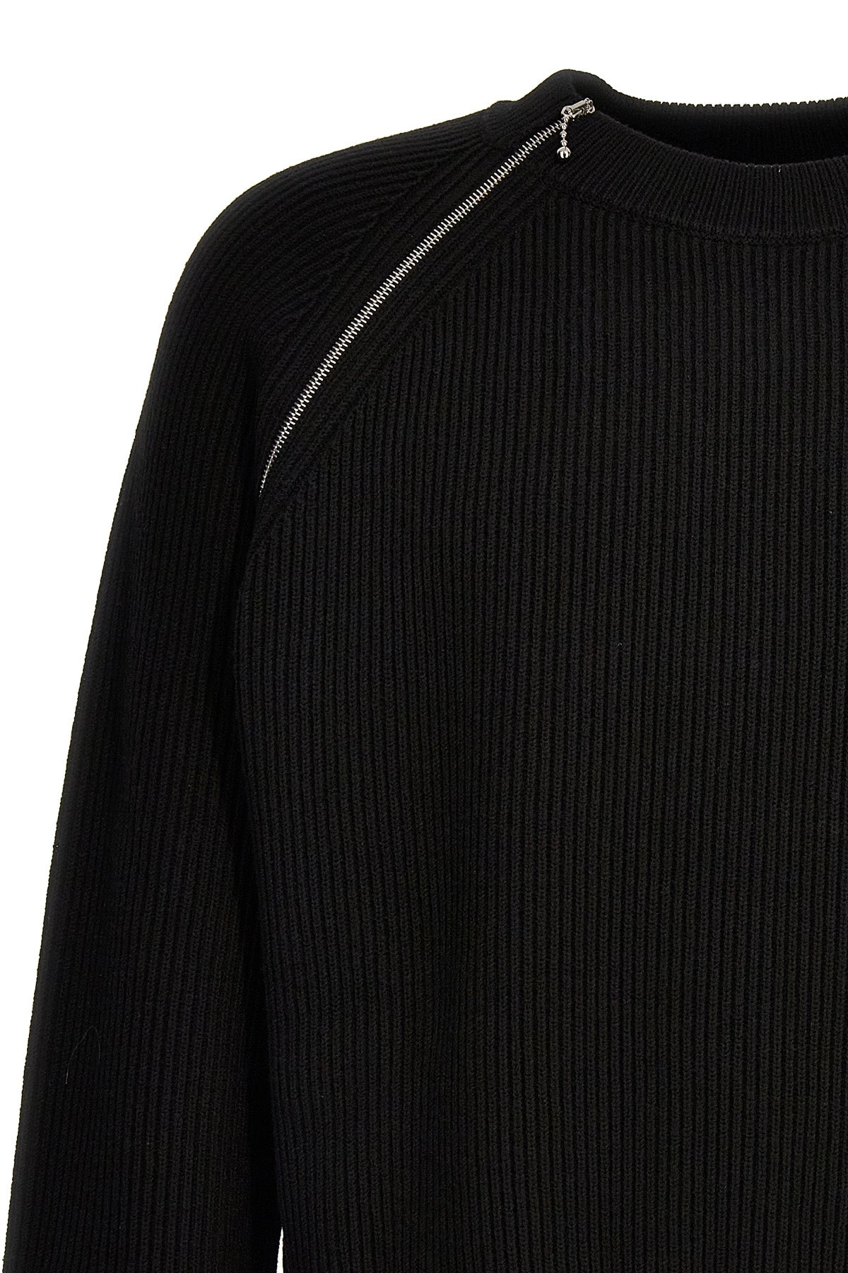 Burberry ZIP DETAIL SWEATER 8083175BLACK