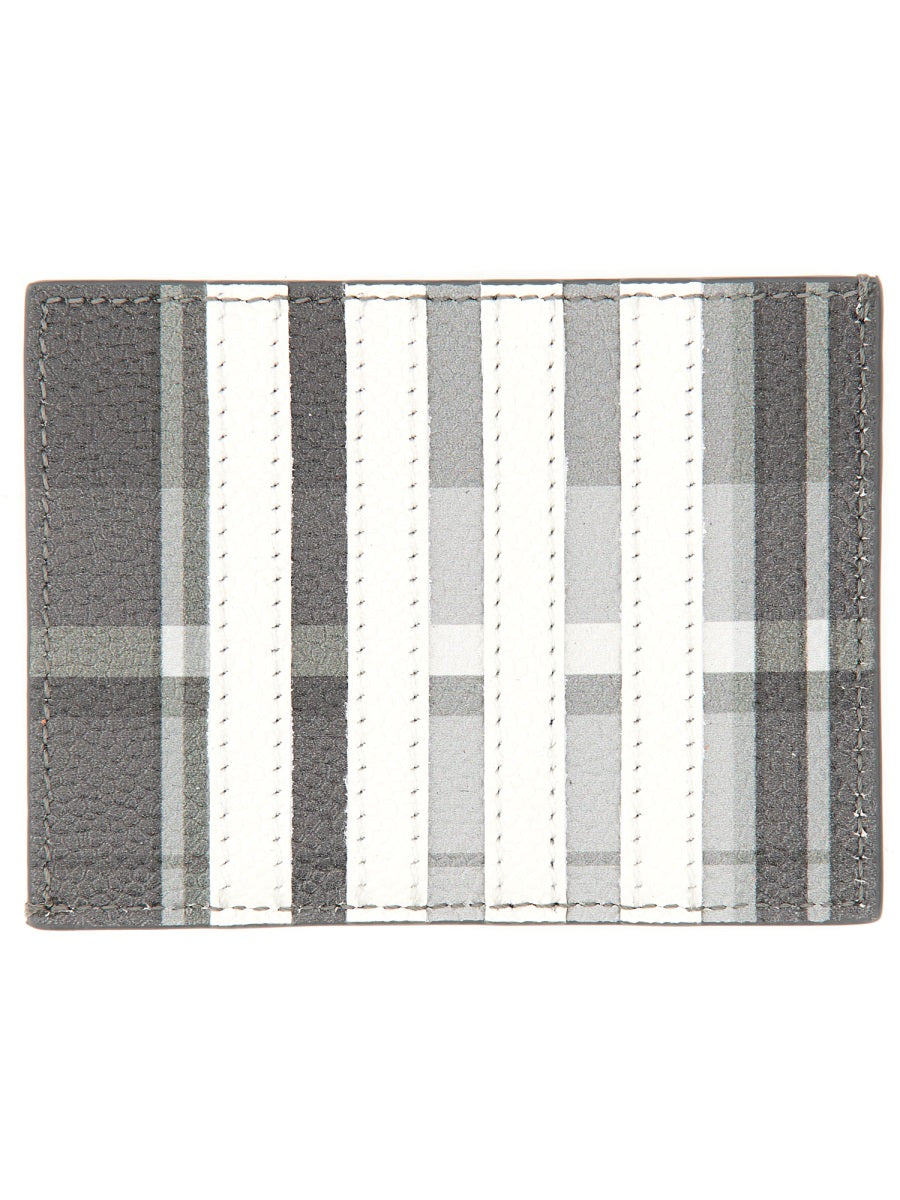 Thom Browne CARD HOLDER WITH LOGO MAW220AL0041980