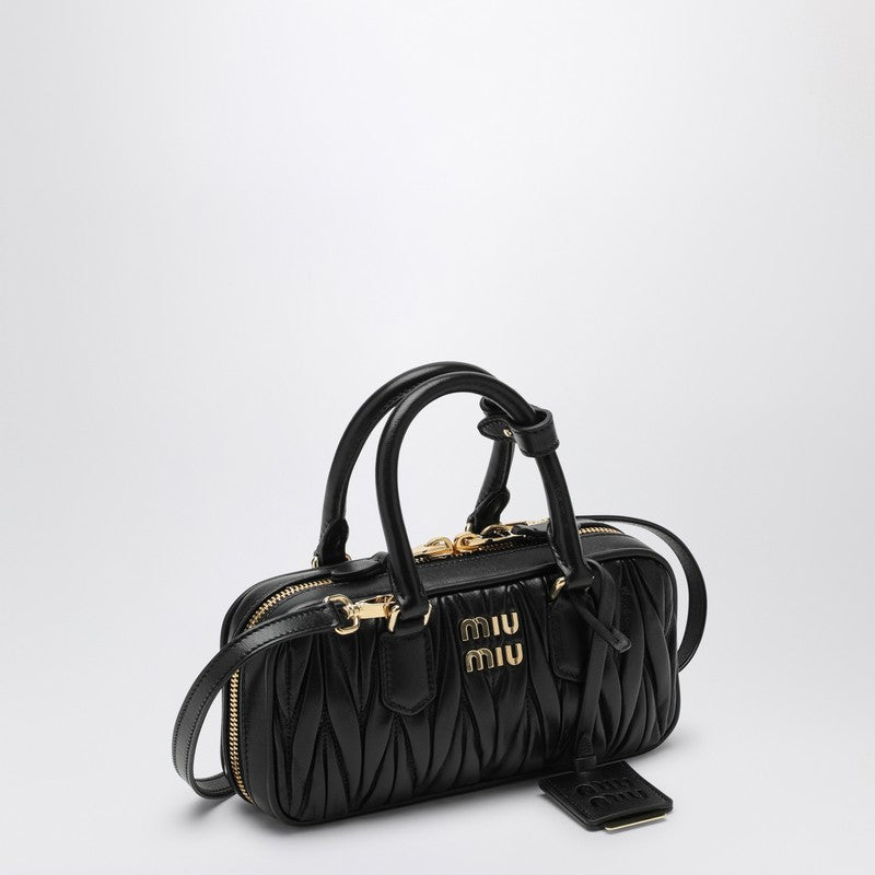 MIU MIU Black quilted nappa leather Arcadie XS top case 5BP088OOON88P_MIU-F0002