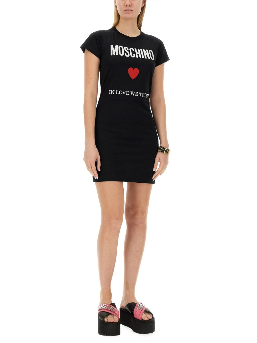 MOSCHINO DRESS WITH LOGO 045005412555