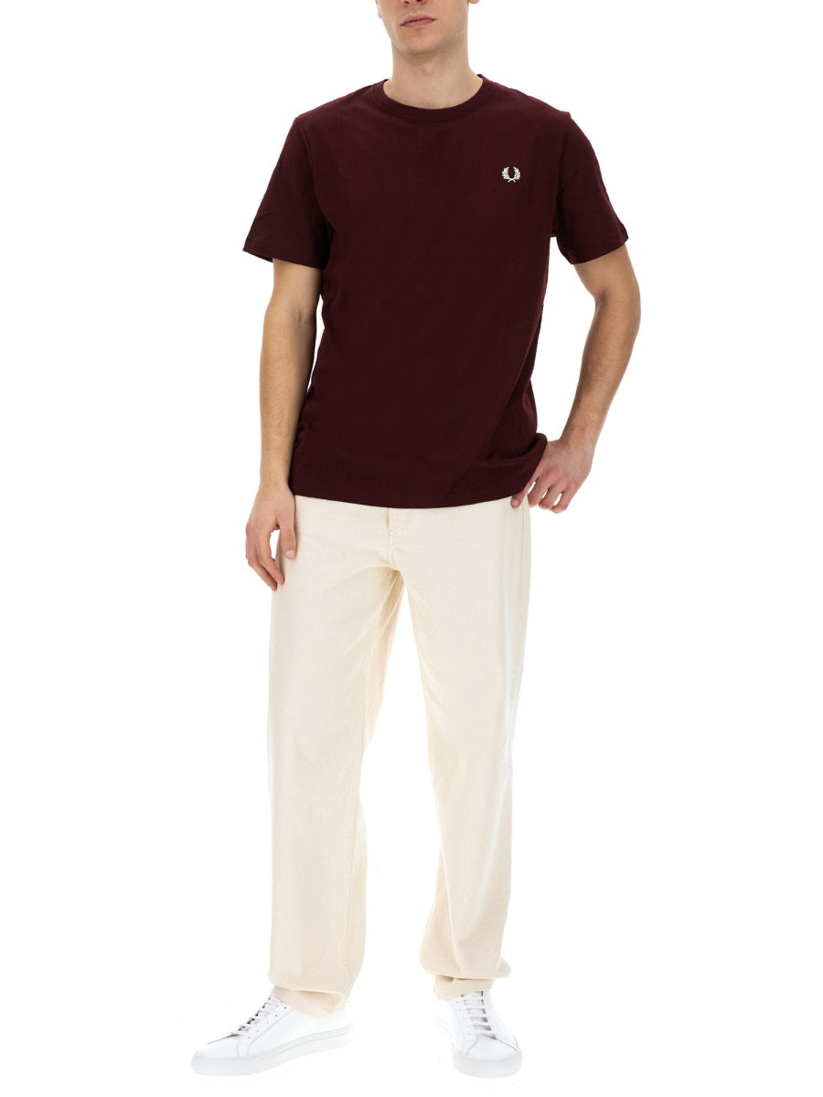 FRED PERRY T-SHIRT WITH LOGO FP-M1600-49R82P