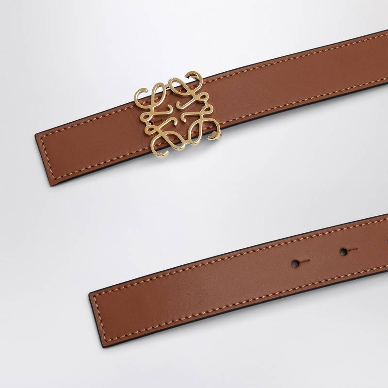 LOEWE Brown leather Anagram belt E821Z26X03LEQ_LOEW-2544