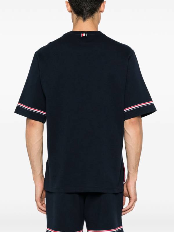 Thom Browne T-shirts and Polos Blue MJS282AJ0199415