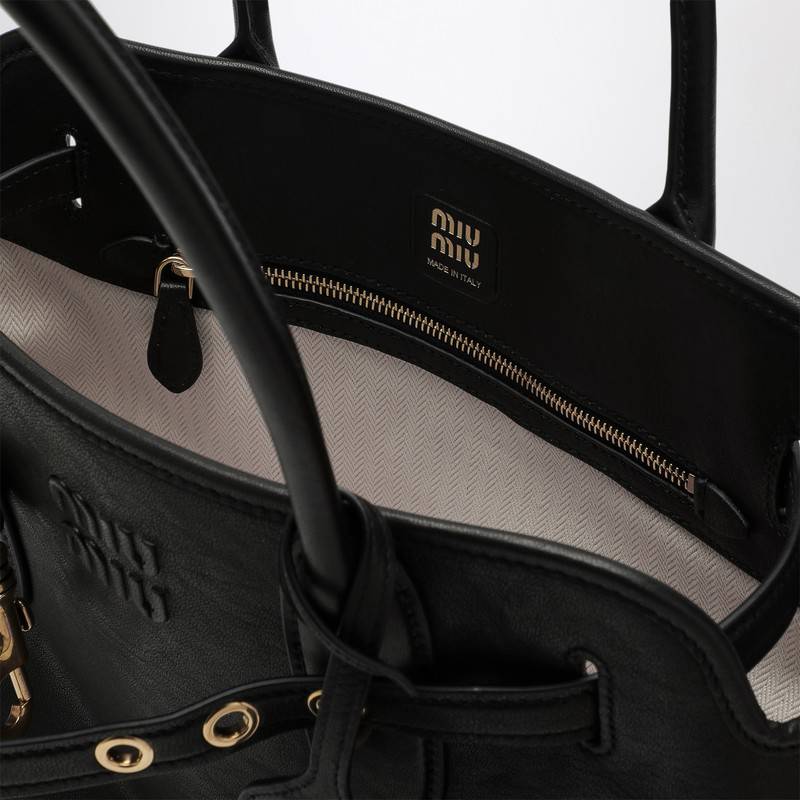 MIU MIU Black nappa leather Aventure bag 5BG291OON2BBLQ_MIU-F0002