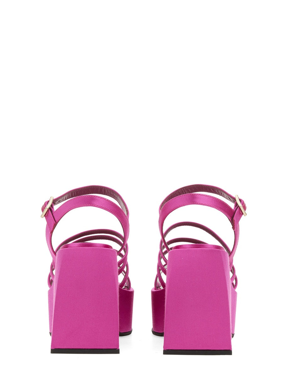 NODALETO BULLA CHIBI SANDAL NO11-28-124SCHOCKINGPINKSATIN