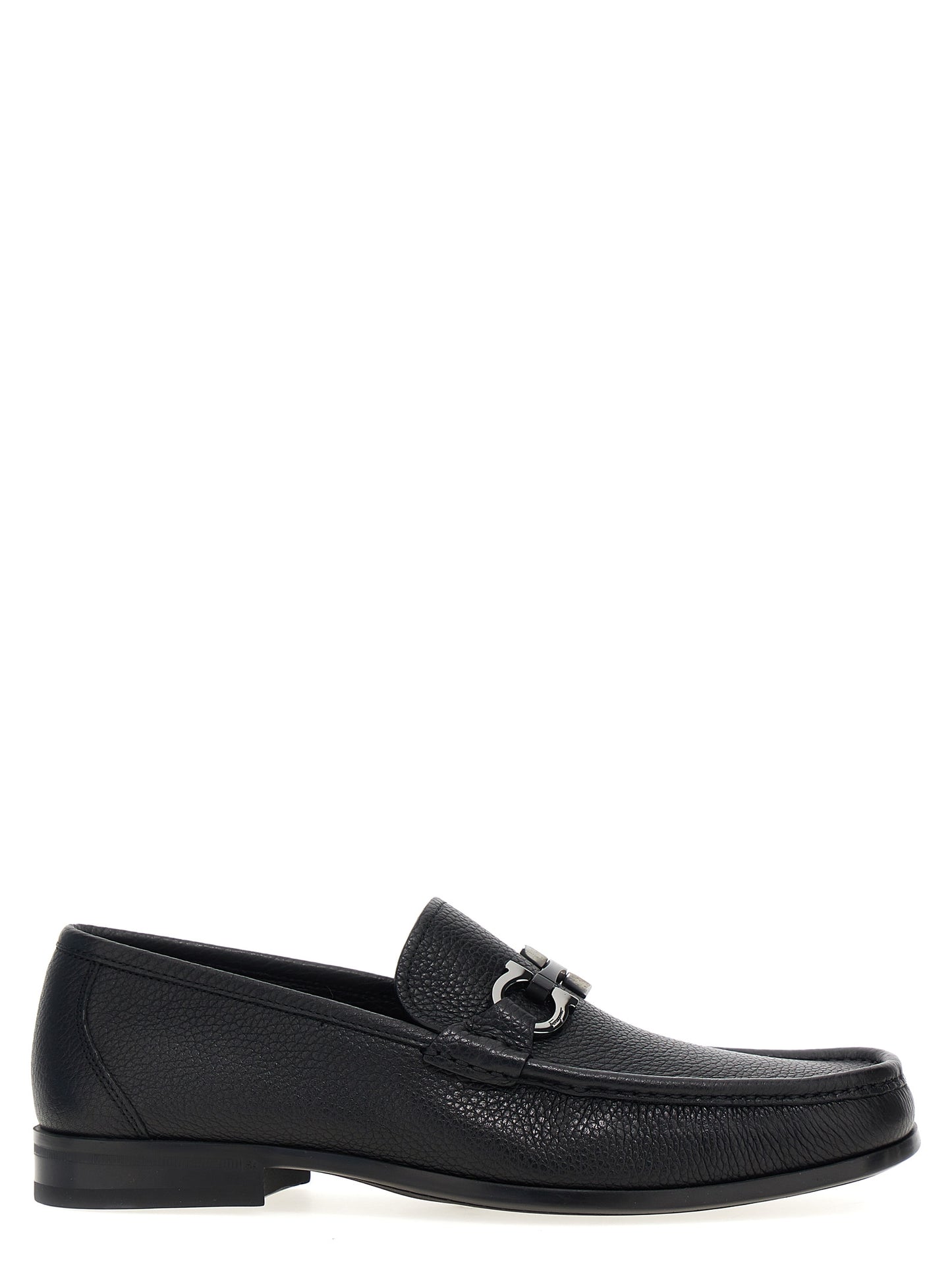 FERRAGAMO 'GRANDIOSO' LOAFERS 642848NERO