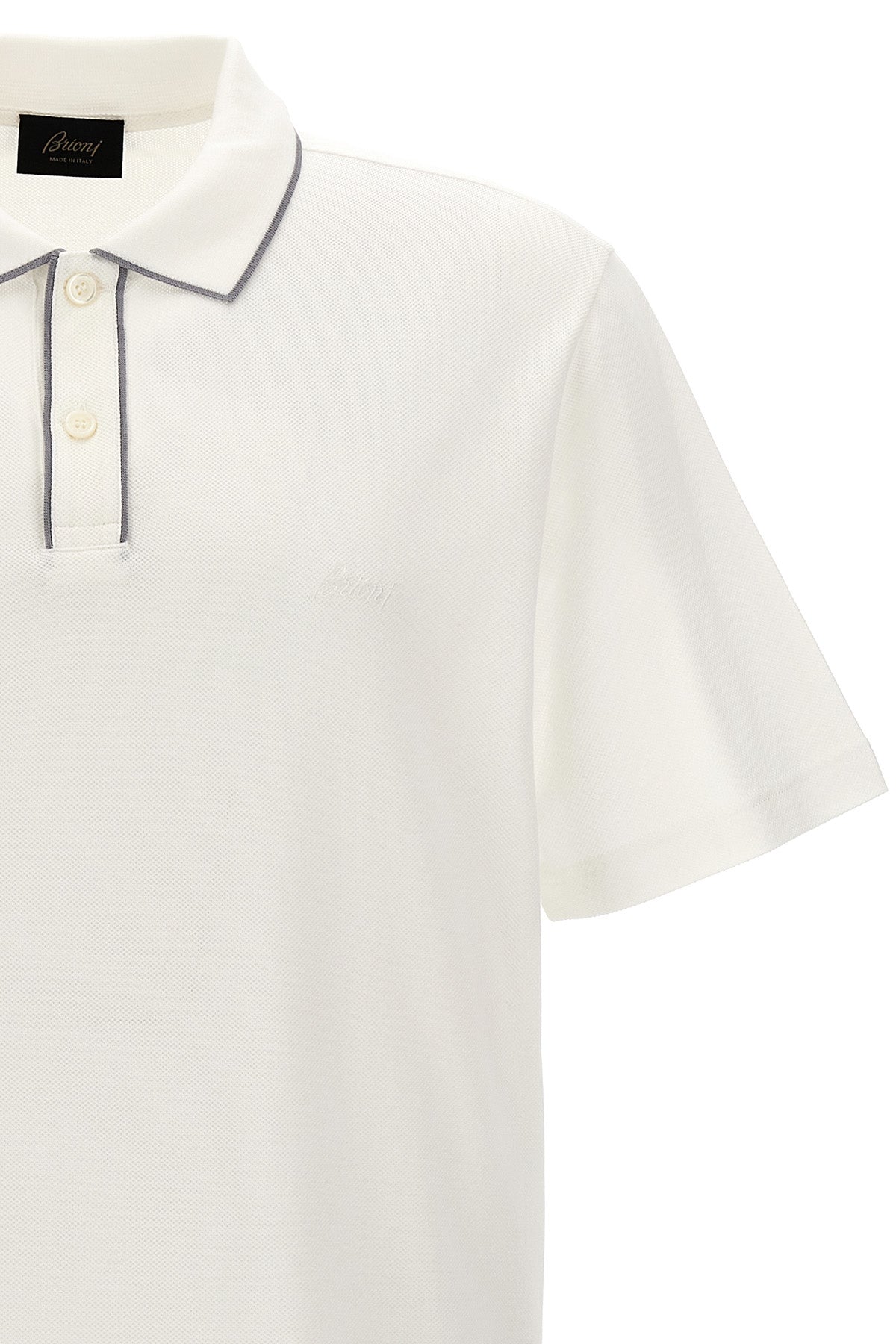 Brioni LOGO EMBROIDERY POLO SHIRT UJPG0LPA6279019