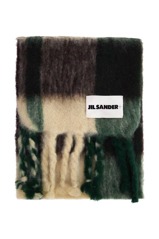 Jil Sander plaid mohair scarf in J40TE0124J40041745