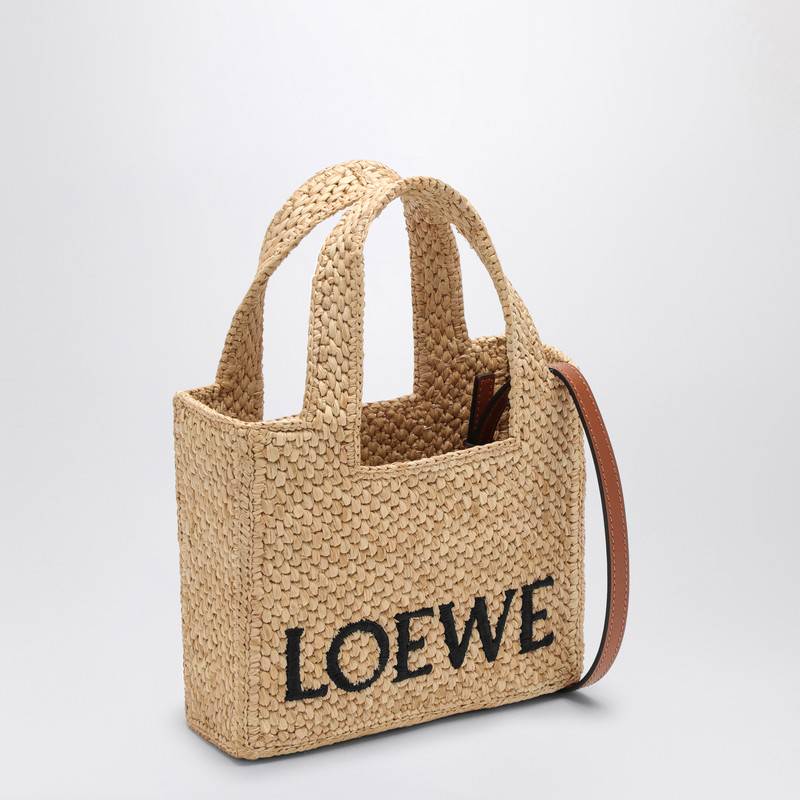 LOEWE Font Tote mini raffia bag A685V46X01NFQ_LOEW-2123