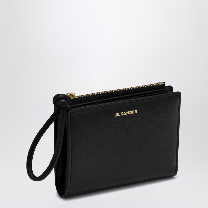 Jil Sander Black small wallet with zip J07UI0016P4841P_JILSA-001