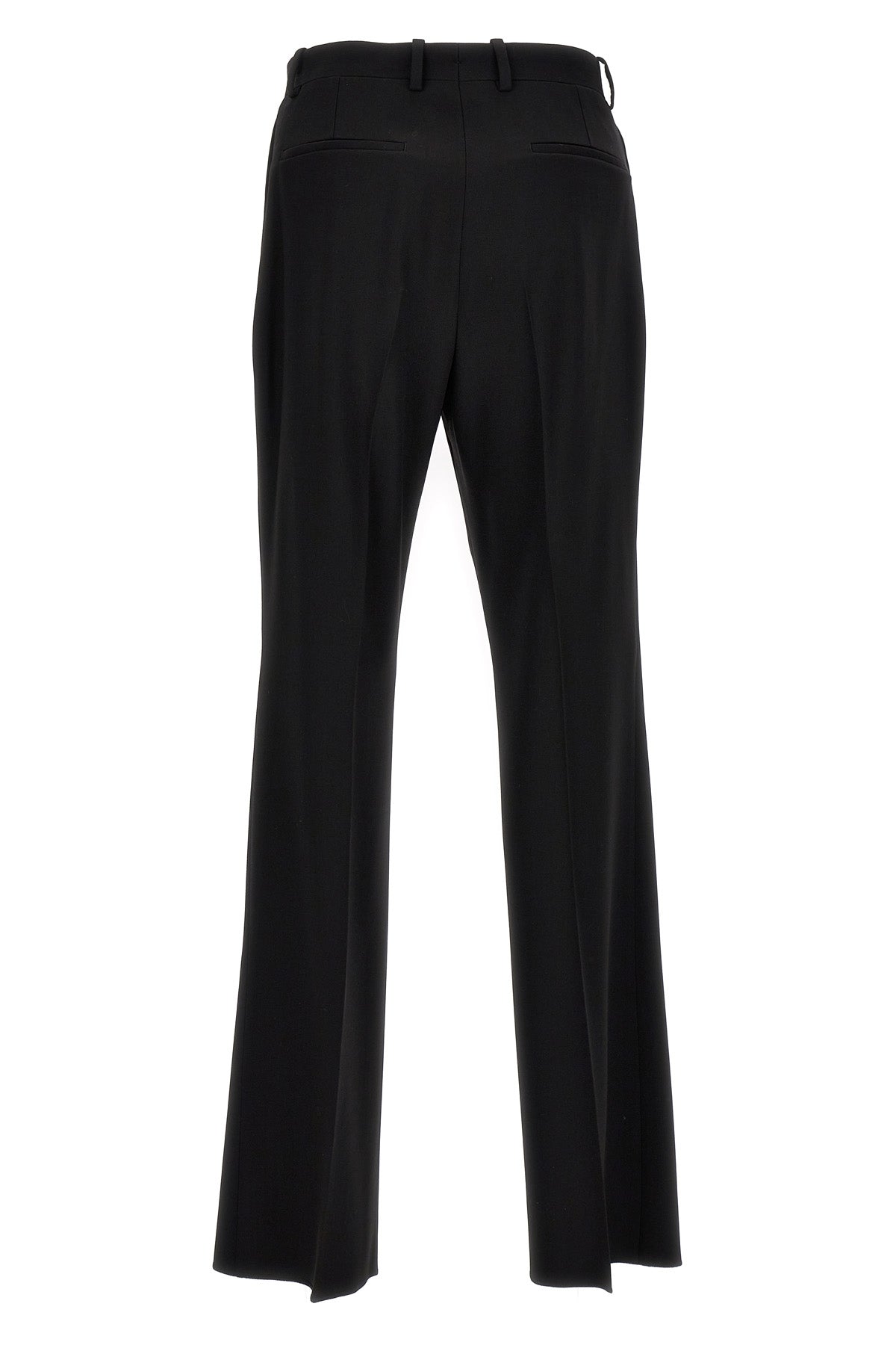 FERRAGAMO WOOL PANTS 0761820NERO