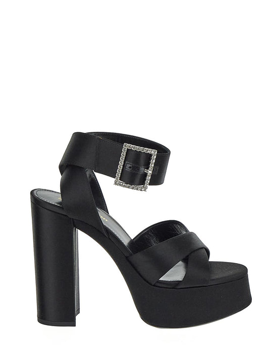 Saint Laurent Sandals black 7629699QN001000