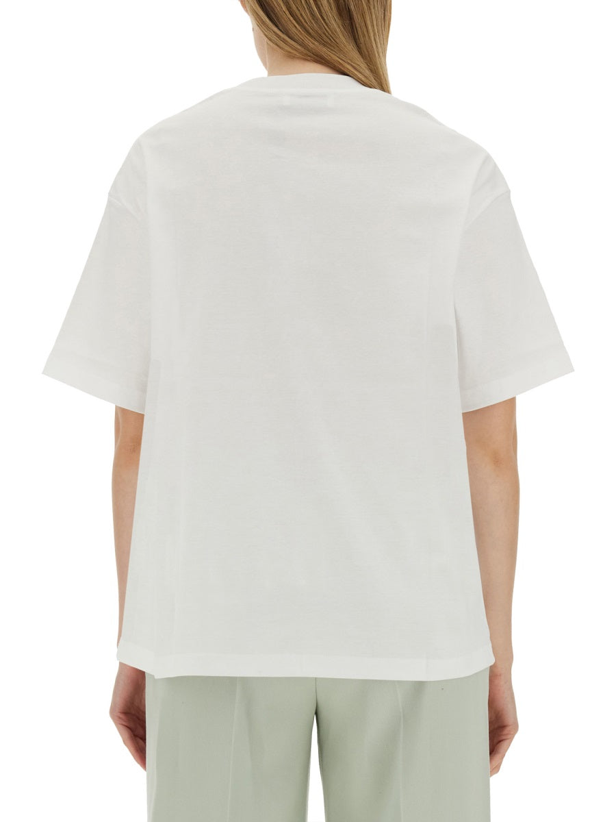 LANVIN T-SHIRT WITH LOGO RW-TS0022J207-P2401