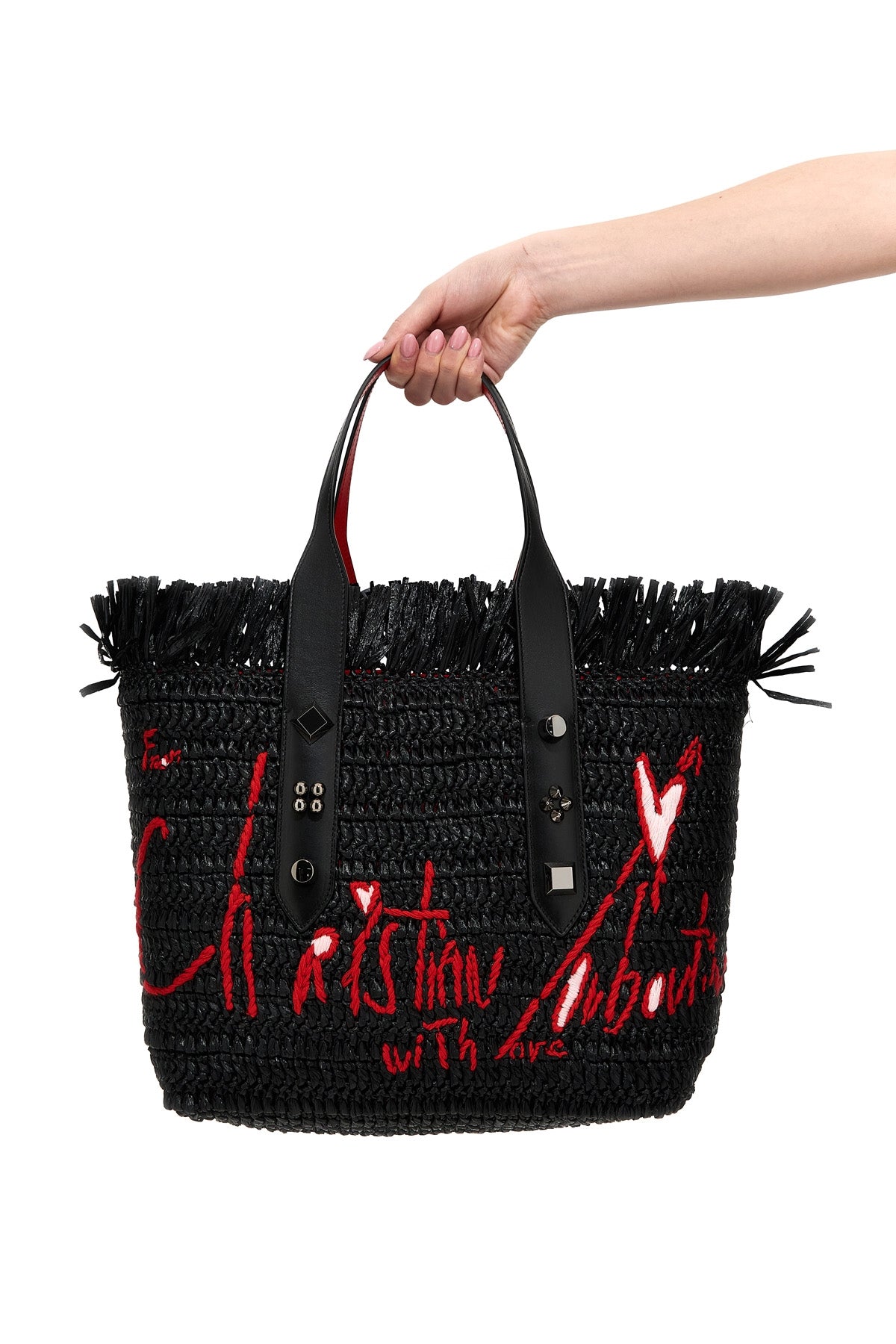 Christian Louboutin X ROSS DE PALMA 'FRANGIBUS MEDIUM' SHOPPING BAG 3235058B636