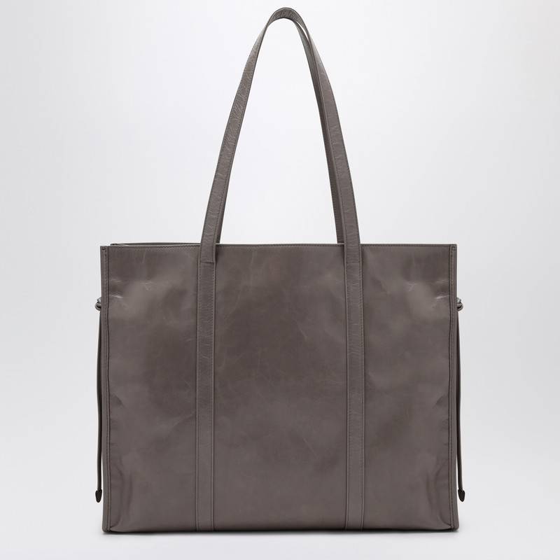 Prada Large grey leather shopping bag 1BG460OON2CYRQ_PRADA-F03SF