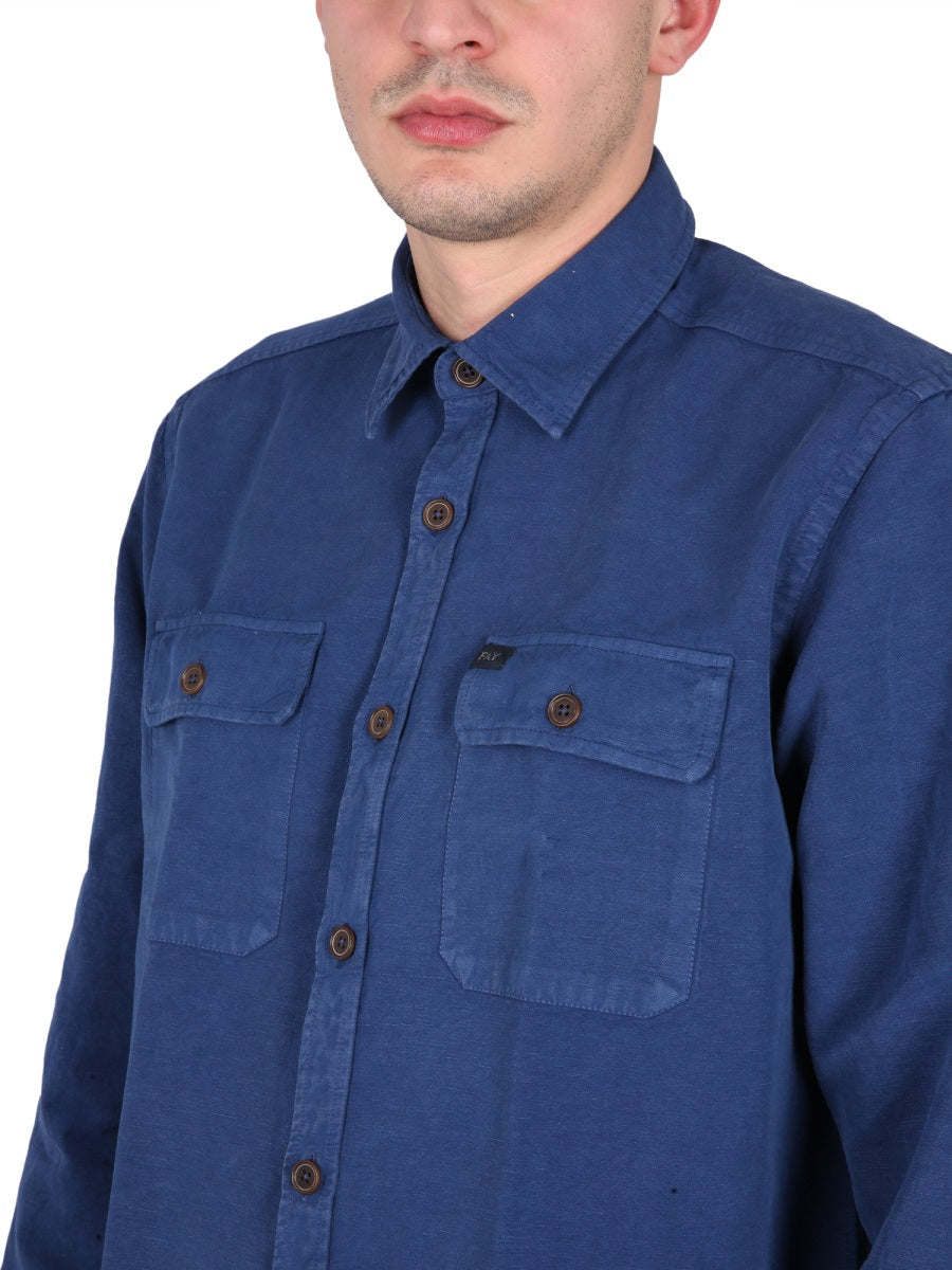 Fay SHIRT WITH POCKETS NCMA146260TVBGU206