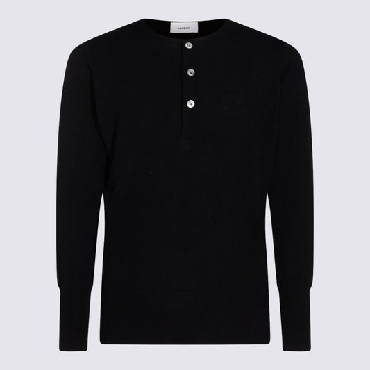 LARDINI Sweaters Black IVLMML372IV63010999