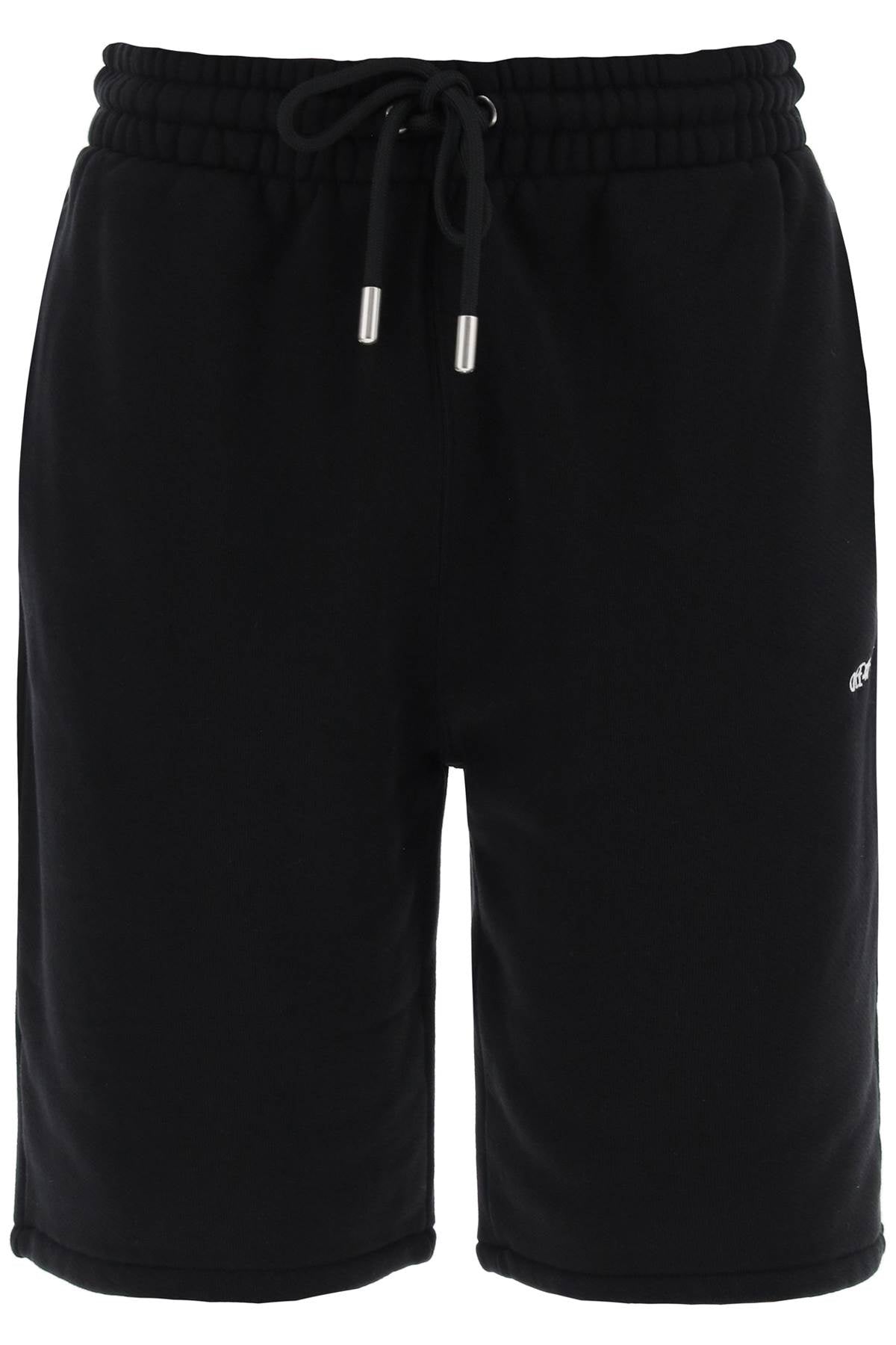 Off-White "sporty bermuda shorts with embroidered arrow OMCI013S24FLE0011001