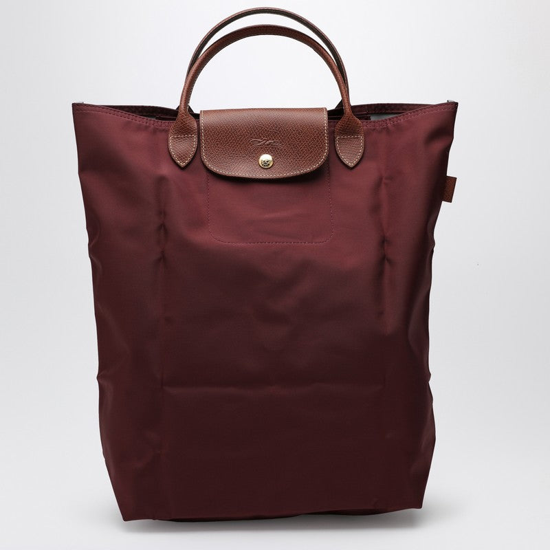 LONGCHAMP Burgundy M Le Pliage Shopping bag 10168089P_LONG-P87