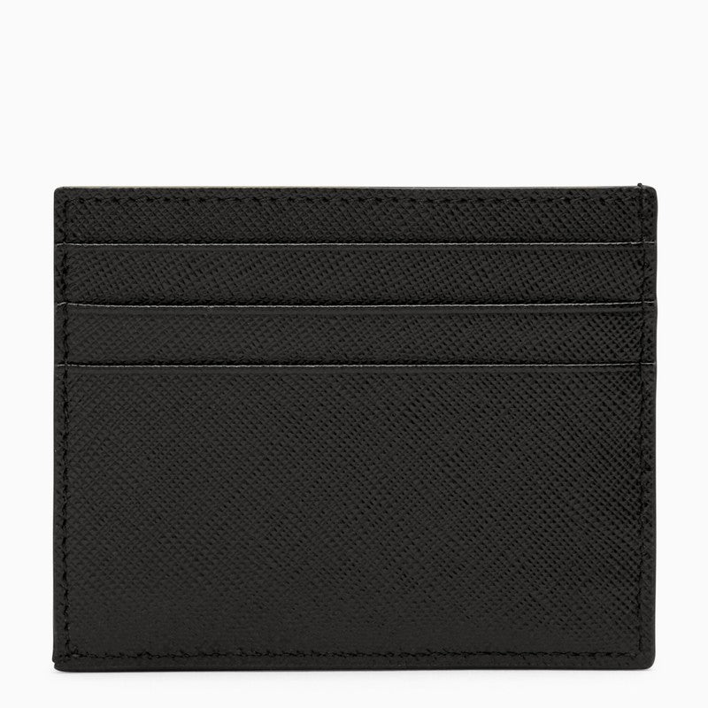 Prada Black Saffiano leather credit card holder 2MC223QHHP_PRADA-F0002