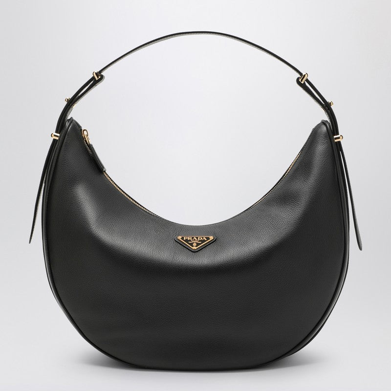 Prada Arqué black large leather shoulder bag 1BC212OVO2CYSP_PRADA-F0002