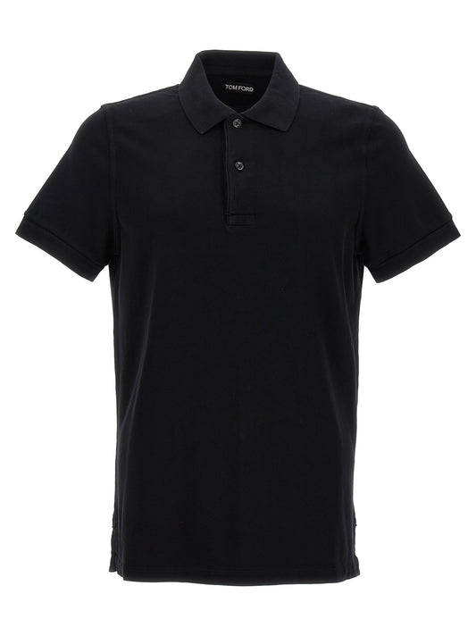 TOM FORD LOGO EMBROIDERY POLO SHIRT JPS002JMC007S23LB999