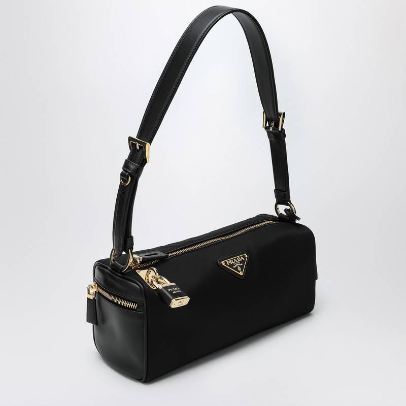 Prada Black medium bag with padlock 1BC233ODO2C8QQ_PRADA-F0002