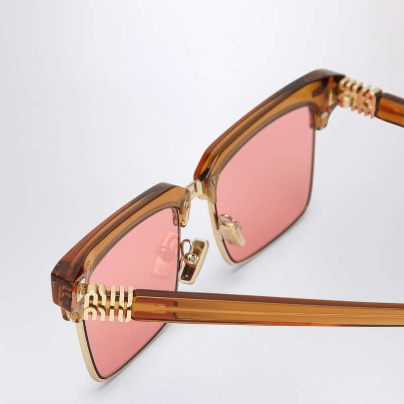 MIU MIU Runway pink sunglasses 0MU10ZSPVCP_MIU-15T1D054